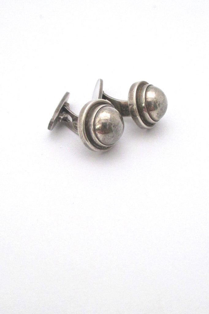 Georg Jensen Denmark vintage silver cufflinks 44D by Harald Nielsen