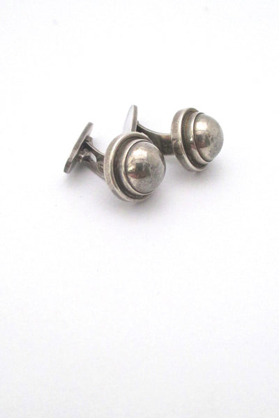Georg Jensen Denmark vintage silver cufflinks 44D by Harald Nielsen