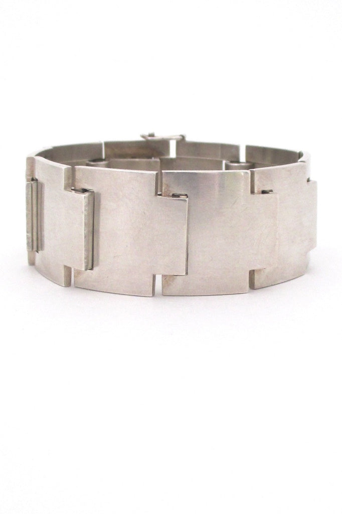 Georg Jensen Denmark vintage heavy silver bracelet # 73 by Sigvard Bernadotte 1938