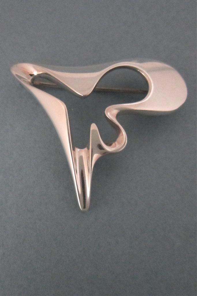 Georg Jensen Denmark sterling silver Henning Koppel splash brooch 324