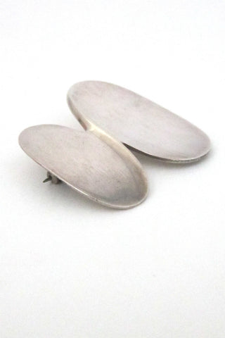 Georg Jensen Denmark vintage Scandinavian modernist silver brooch 357 by Ibe Dahlquist