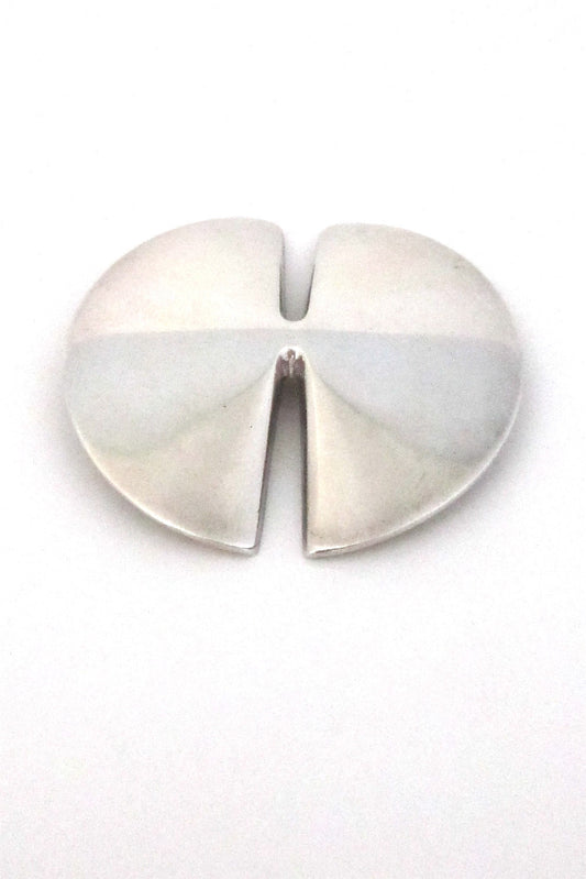 Georg Jensen Denmark modernist silver Nanna Ditzel brooch 337B