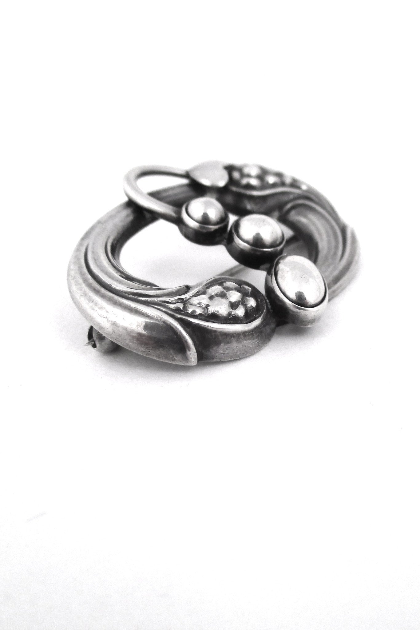 Georg Jensen Denmark vintage silver early brooch 77