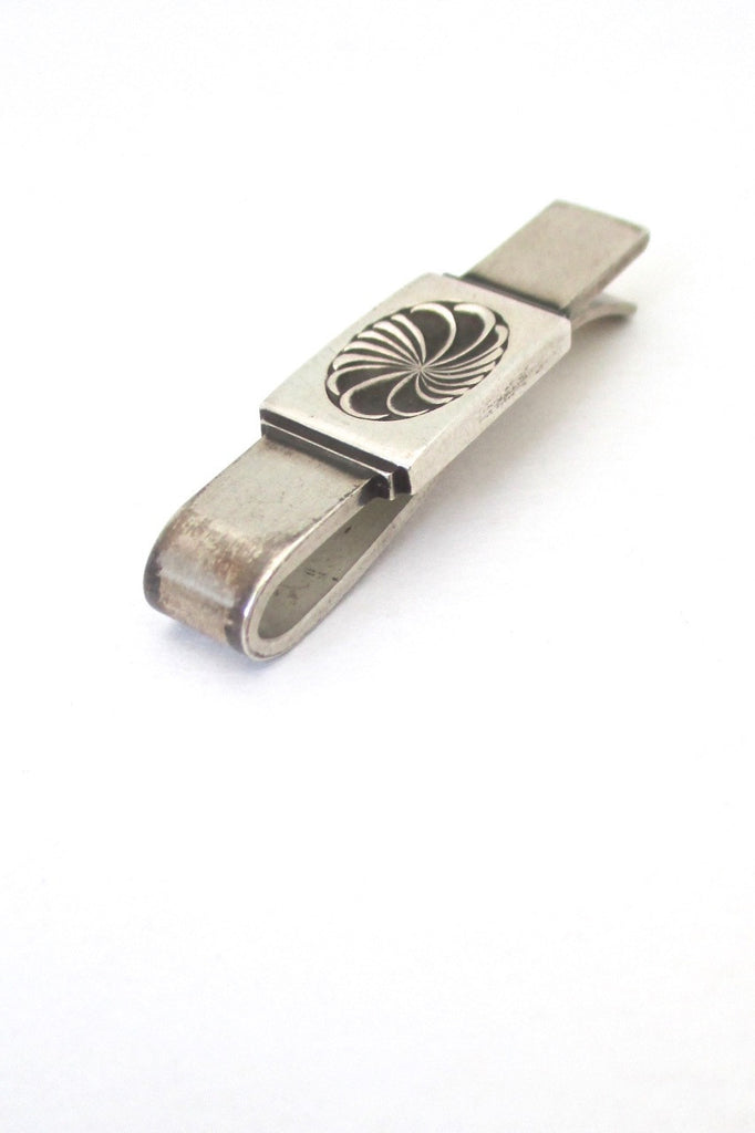 Georg Jensen Denmark vintage sterling silver tie bar 76B by Henry Pilstrup
