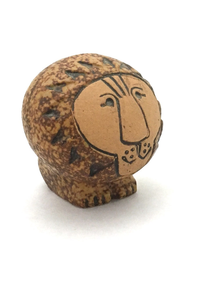 Gustavsberg Sweden vintage ceramic lion by Lisa Larson mid century Scandinavian design
