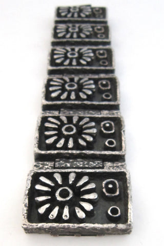 Guy Vidal Canadian Modernist massive pewter bracelet
