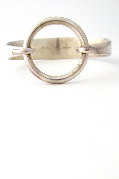 Hans Hansen heavy silver circle bracelet