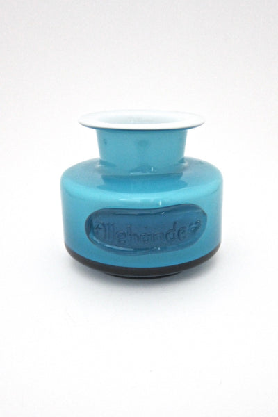 Holmegaard 'Palet' spice jar in blue ~ pair