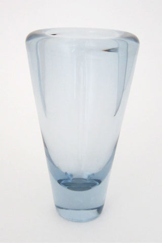 Holmegaard, Denmark aqua Umanak vase signed Per Lutken 1962