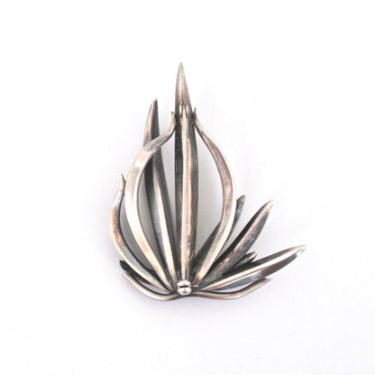 Anton Michelsen large 'grass' brooch - Gertrud Engel