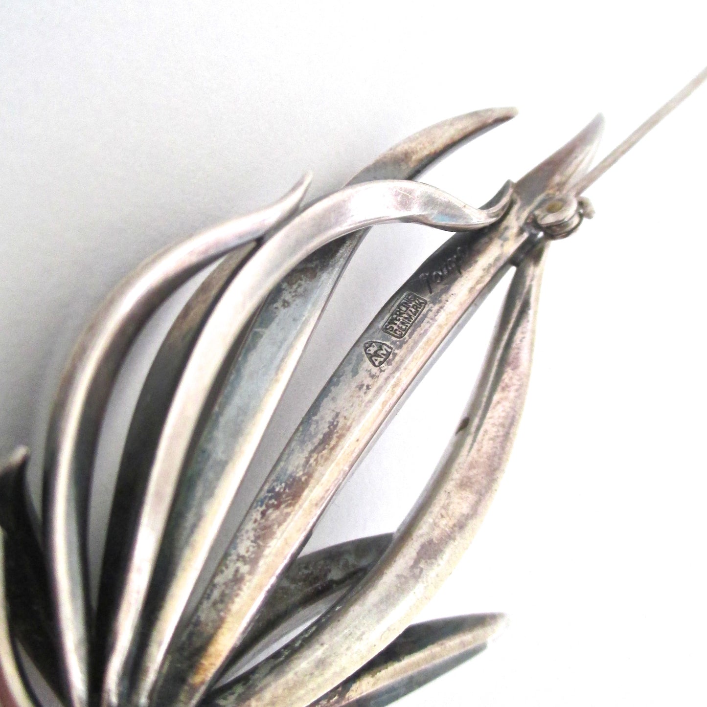 Anton Michelsen large 'grass' brooch - Gertrud Engel