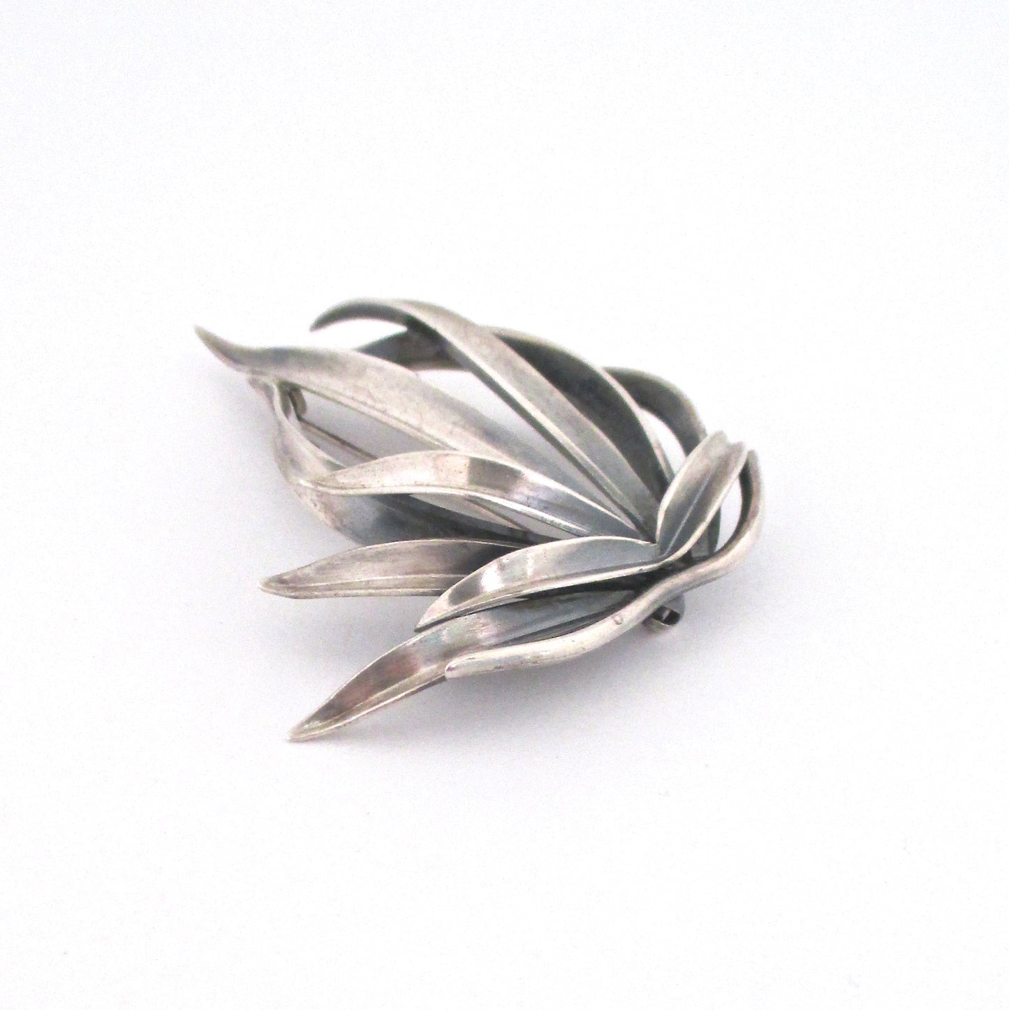 Anton Michelsen large 'grass' brooch - Gertrud Engel