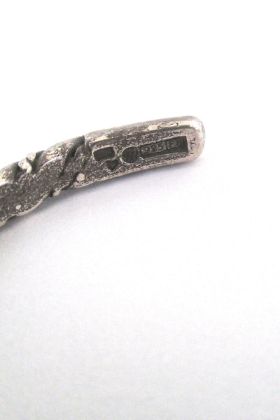 Kalevala Koru silver cuff bracelet