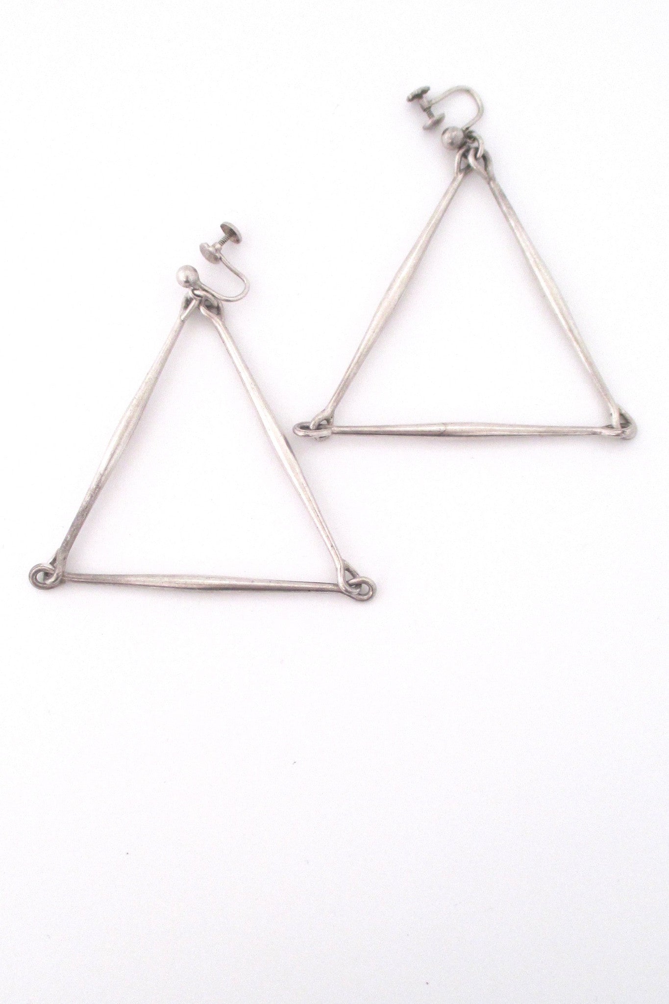 Georg Jensen statement earrings by Astrid Fog - rare