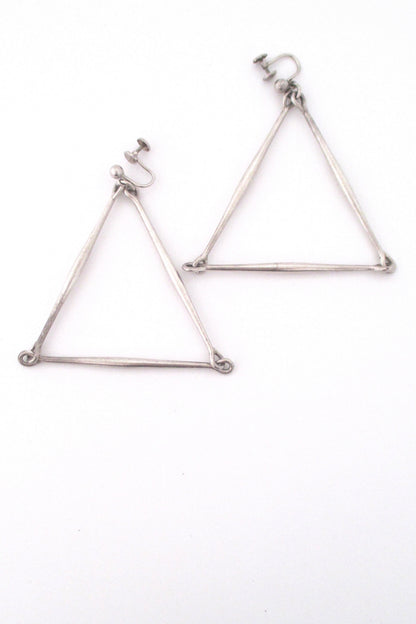 Georg Jensen statement earrings by Astrid Fog - rare