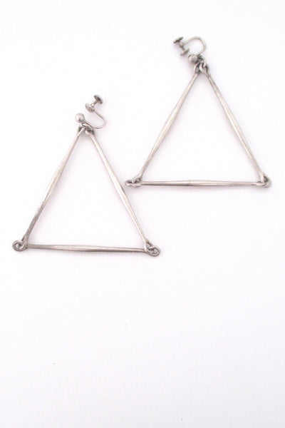 Georg Jensen statement earrings by Astrid Fog - rare