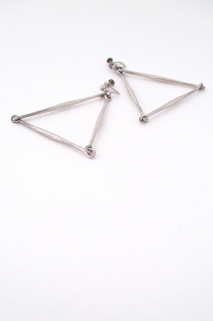 Georg Jensen statement earrings by Astrid Fog - rare