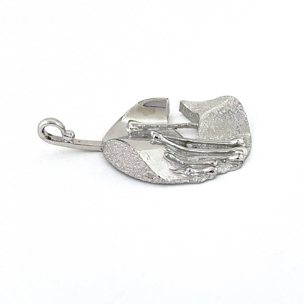 Jane & Finn large sculptural silver pendant ~ Jane Wiberg