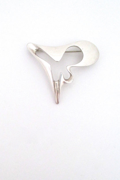 Georg Jensen silver brooch #324 - Henning Koppel