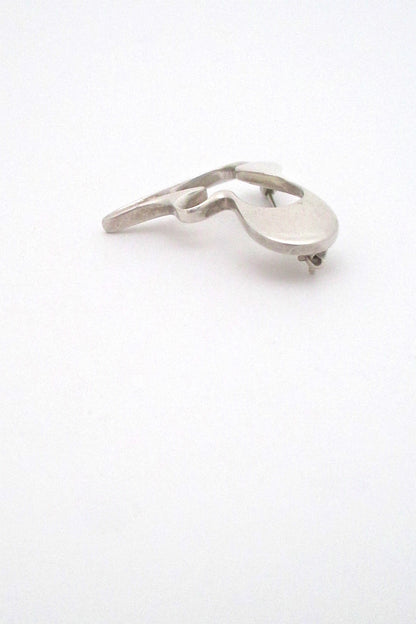 Georg Jensen silver brooch #324 - Henning Koppel