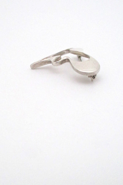 Georg Jensen silver brooch #324 - Henning Koppel