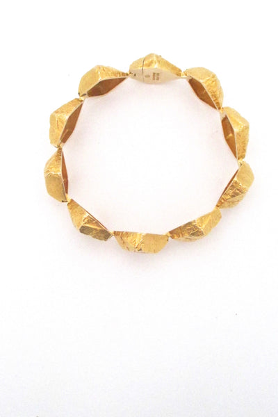 Lapponia 'Rapid Stones' 18k gold bracelet - Bjorn Weckstrom
