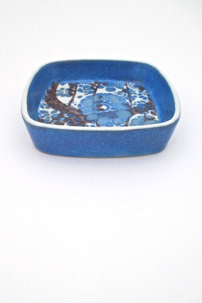 detail Royal Copenhagen Denmark vintage faience ceramic Baca dish by Johanne Gerber