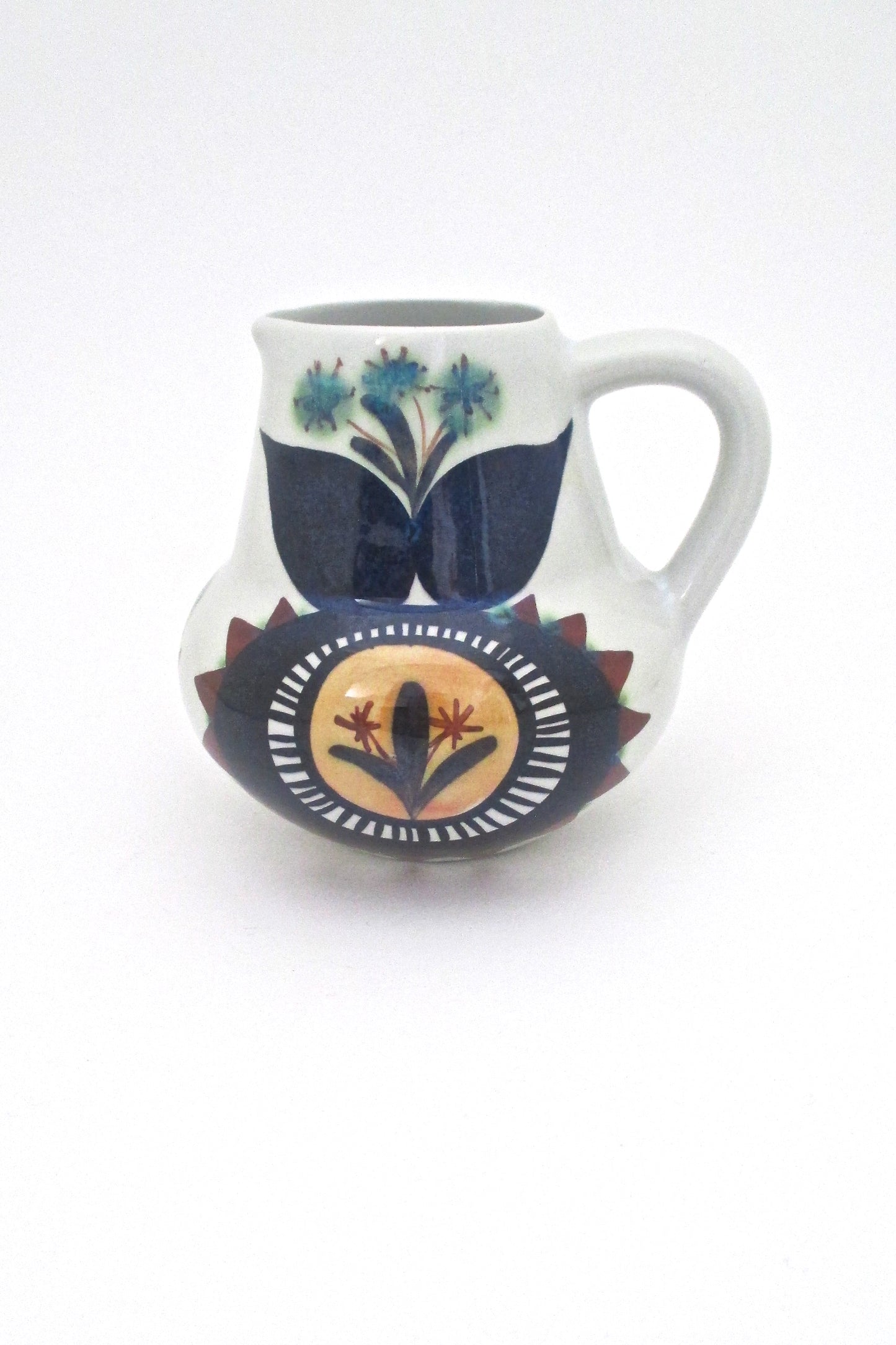profile Royal Copenhagen Denmark vintage ceramic Tenera pitcher by Marianne Johnson