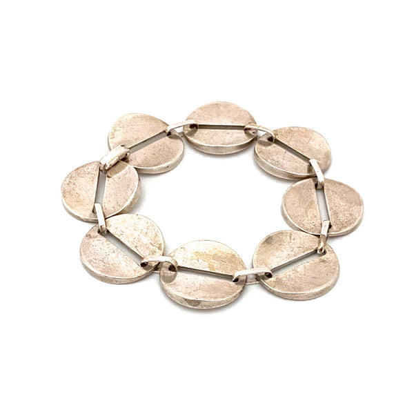 Georg Jensen circle link bracelet #151 ~ Nanna Ditzel