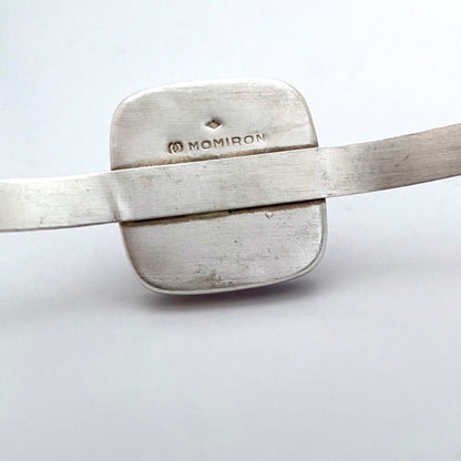 Claude Momiron France silver & pale amethyst choker ~ 1970s