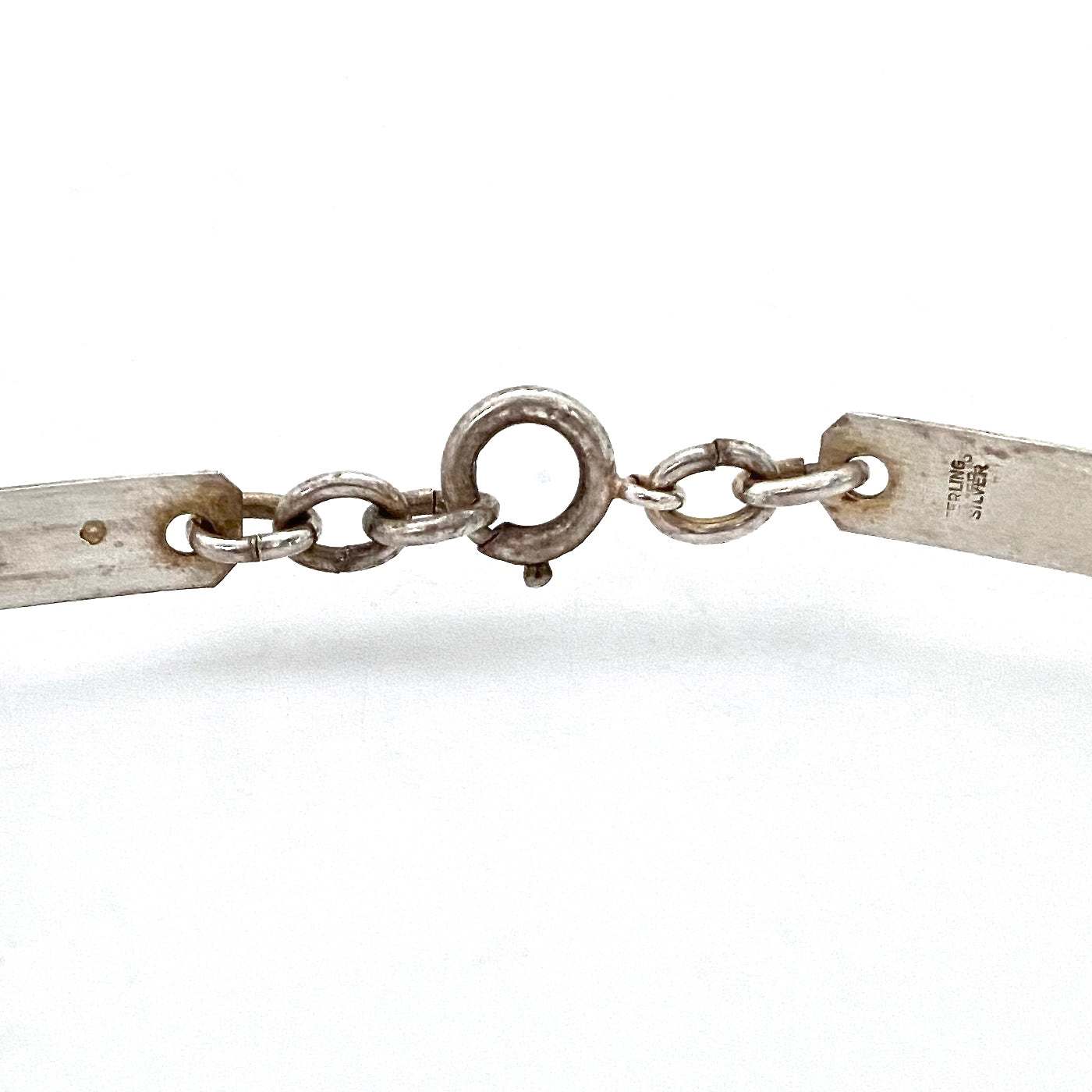 Claude Momiron France silver & pale amethyst choker ~ 1970s