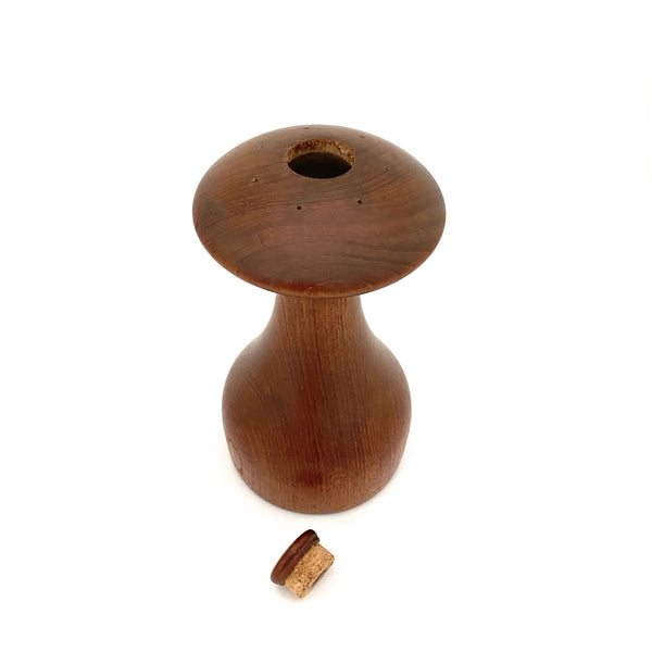 detail Dansk Denmark vintage teak salt shaker pepper mill Jens Quistgaard Scandinavian Modern design