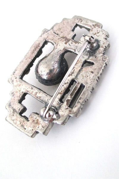 Robert Larin 'cubist smash' brooch