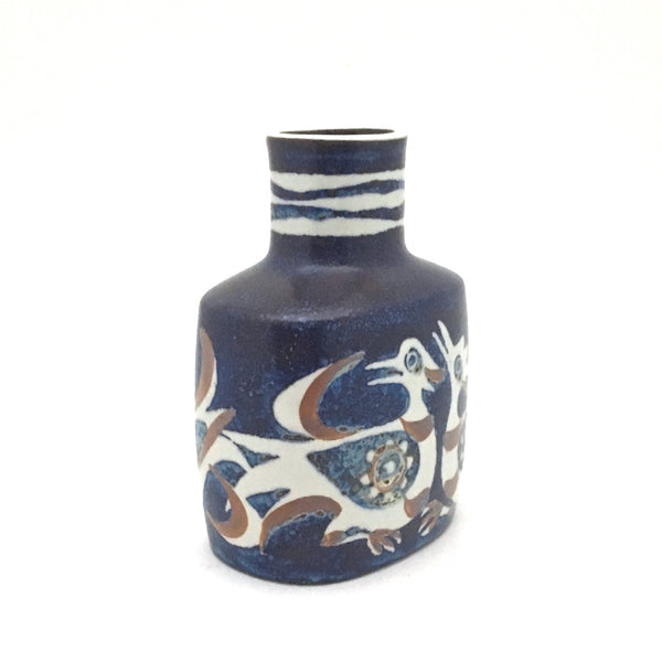 Royal Copenhagen faience 'Baca' bird vase #1 vase ~ Nils Thorsson
