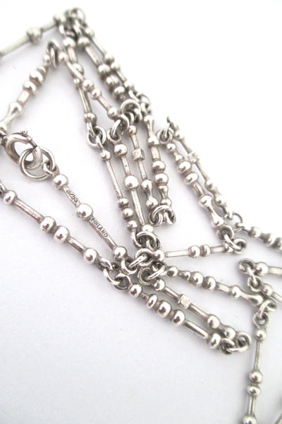 Jorma Laine silver long link chain