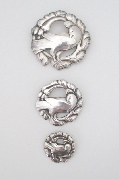 Georg Jensen classic bird brooch #70 - large