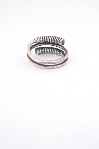 David-Andersen coiled silver ring