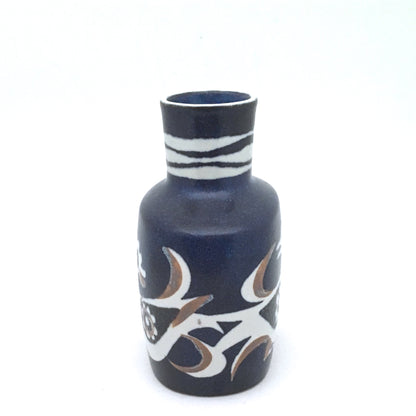 profile Royal Copenhagen Denmark vintage ceramic faience Baca bird vase 2 by Nils Thorsson Scandinavian Modern design