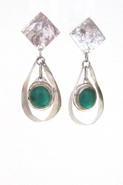 Rafael Alfandary, Canada sterling silver drop earrings
