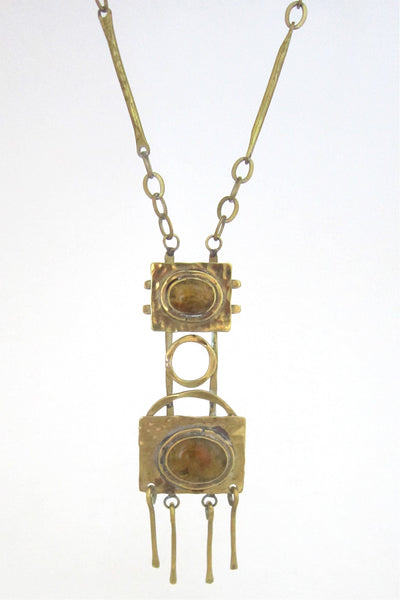 Rafael Alfandary, Canada vintage long kinetic pendant necklace