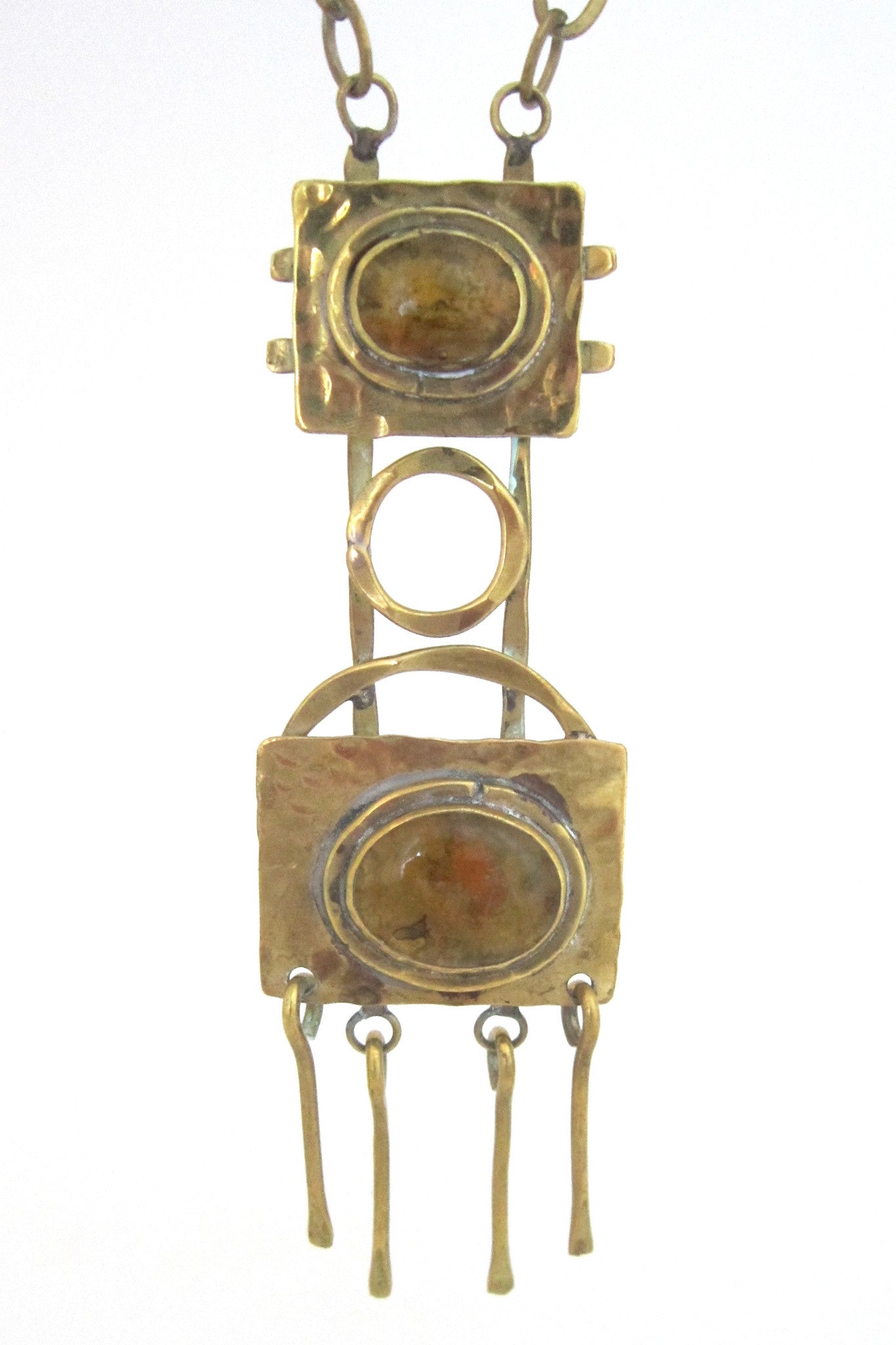 Rafael Alfandary, Canada vintage long kinetic pendant necklace