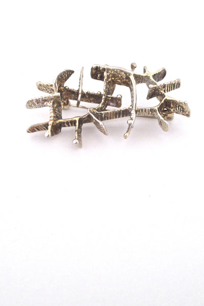 Studio Else & Paul openwork brooch