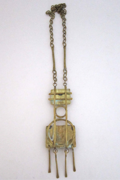 Rafael long fringe necklace