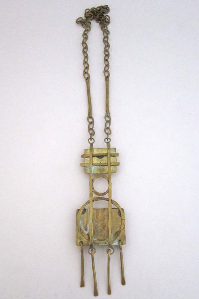 Rafael long fringe necklace