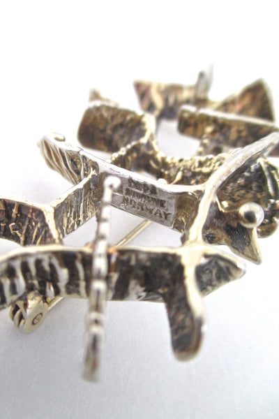 Studio Else & Paul openwork brooch