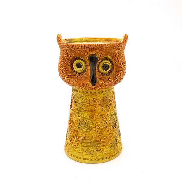 Bitossi owl candle stand ~ Aldo Londi