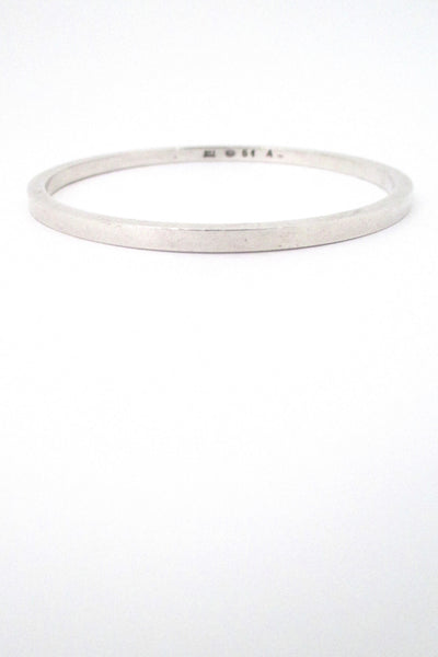 detail Georg Jensen Denmark vintage Scandinavian Modern silver bangle bracelet 51A