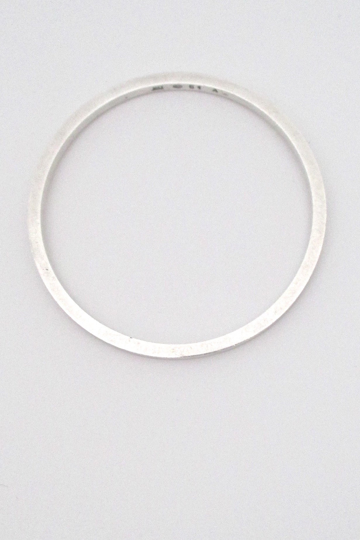 Georg Jensen simple silver bangle #51A
