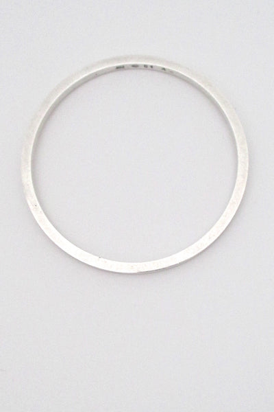 Georg Jensen simple silver bangle #51A