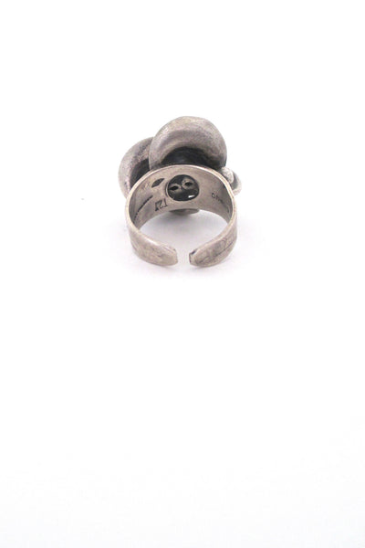 Antonio Belgiorno silver swirls ring
